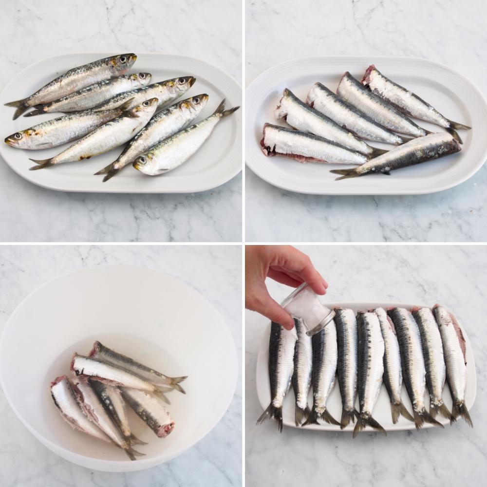 Sardinas con tomate - Paso 1