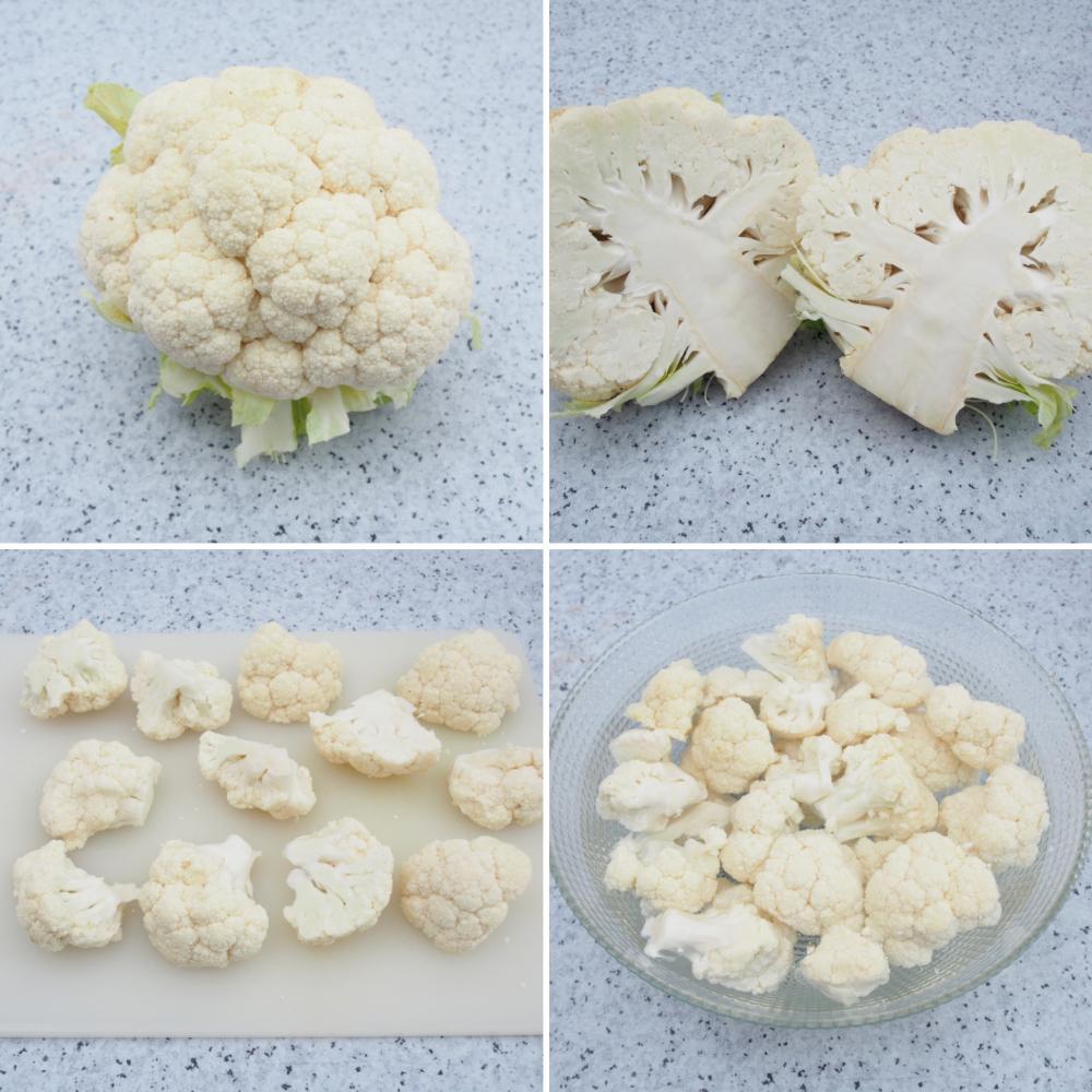 Ensaladilla de coliflor - Paso 1