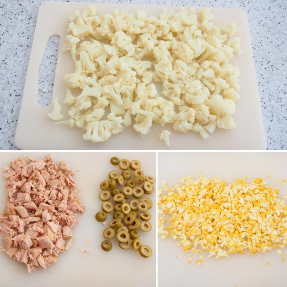 Ensaladilla de coliflor - Paso 5