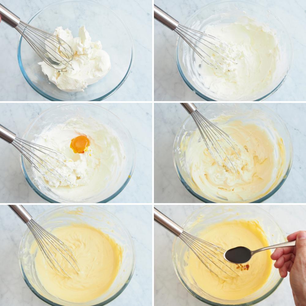 Tarta de queso japonesa - Paso 1