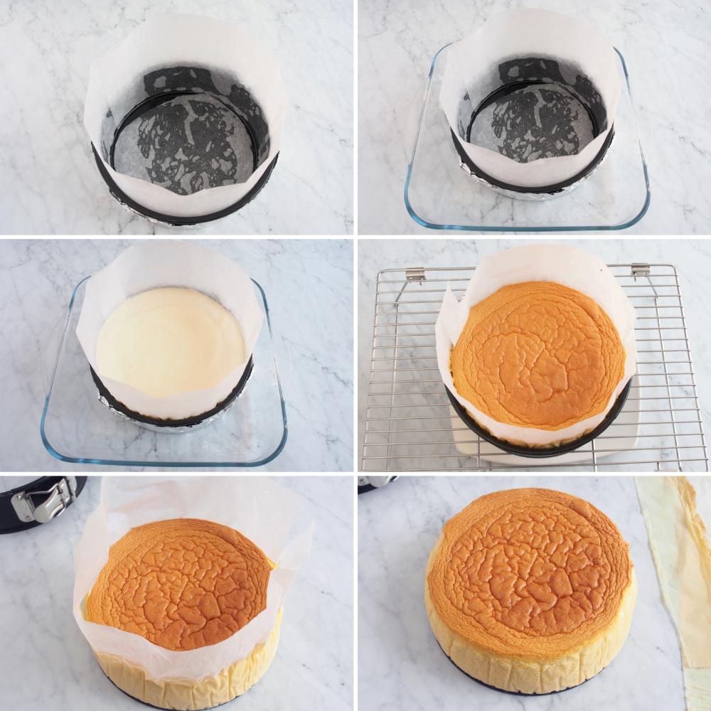 Tarta de queso japonesa - Paso 4