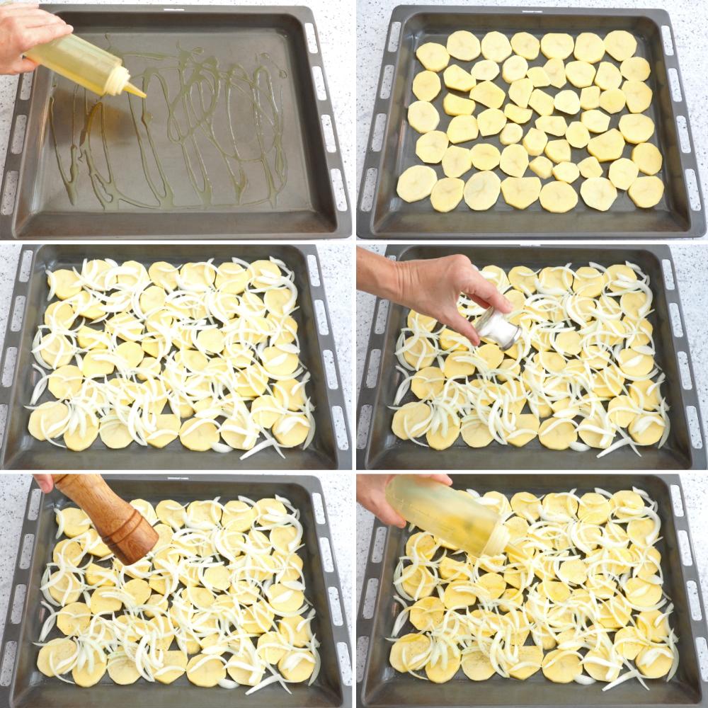 Corvina al horno con patatas - Paso 3