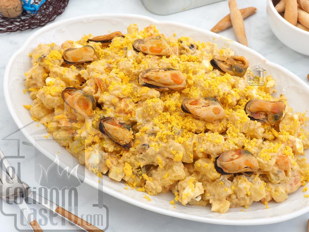 Ensaladilla de mejillones en escabeche