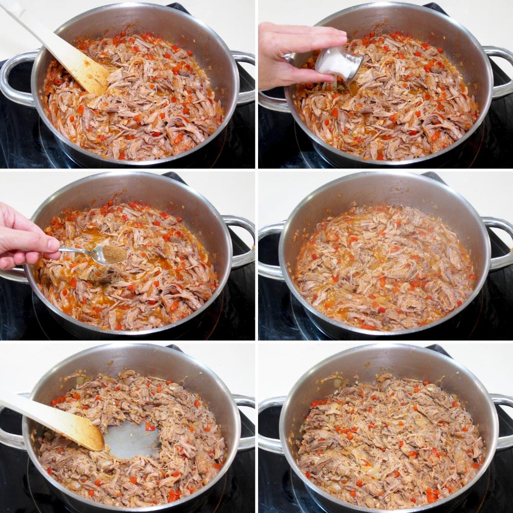 Carne mechada venezolana - Paso 5