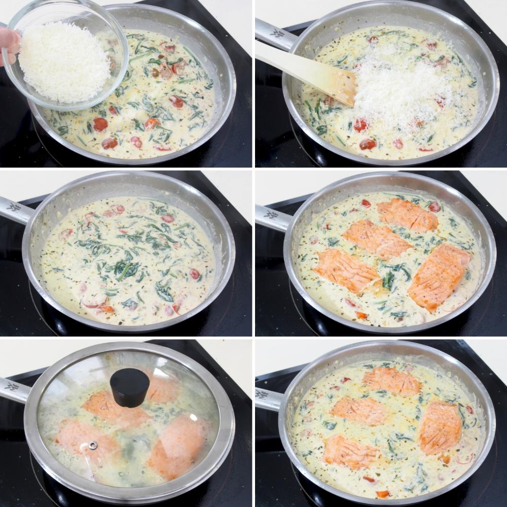 Salmón a la toscana - Paso 5