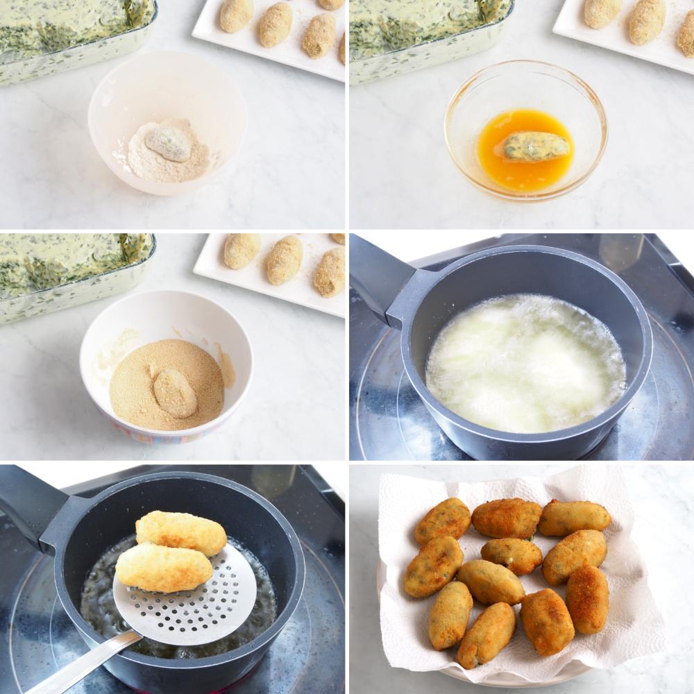 Croquetas de espinacas - Paso 5