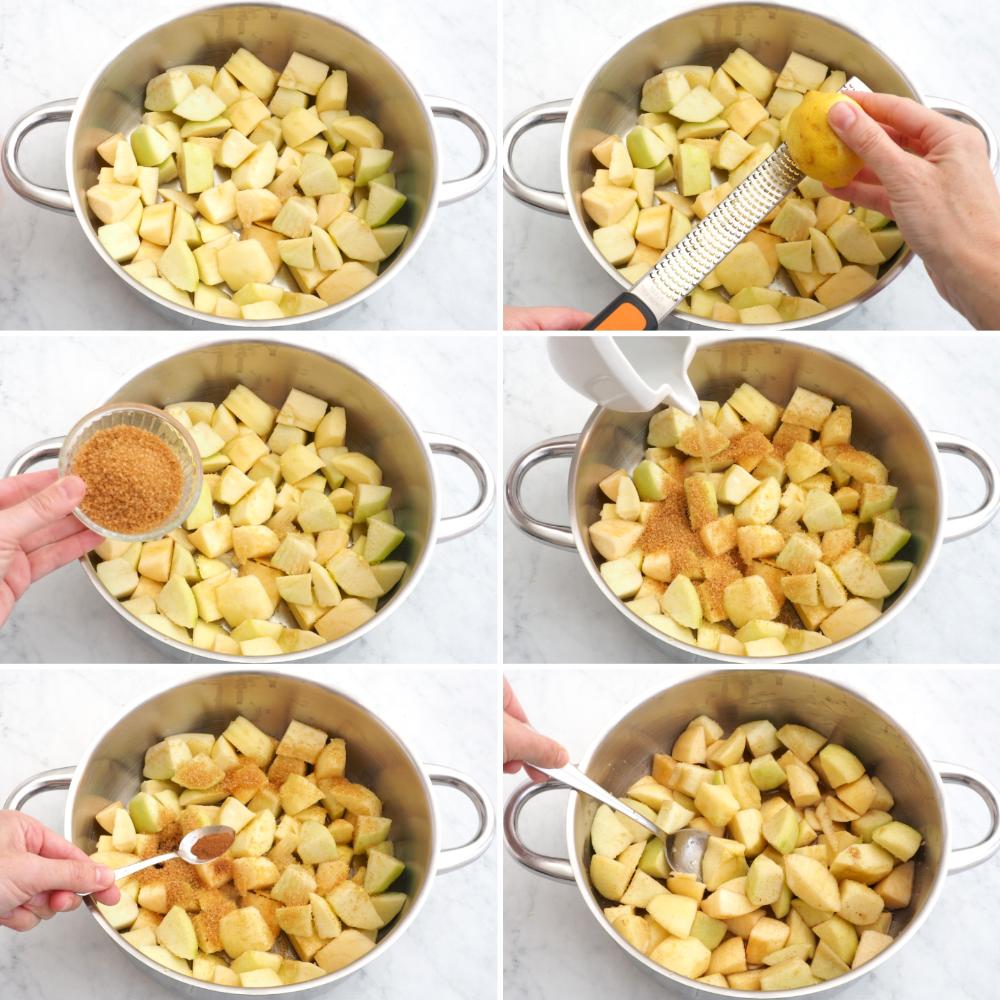 Crumble de manzana - Paso 2