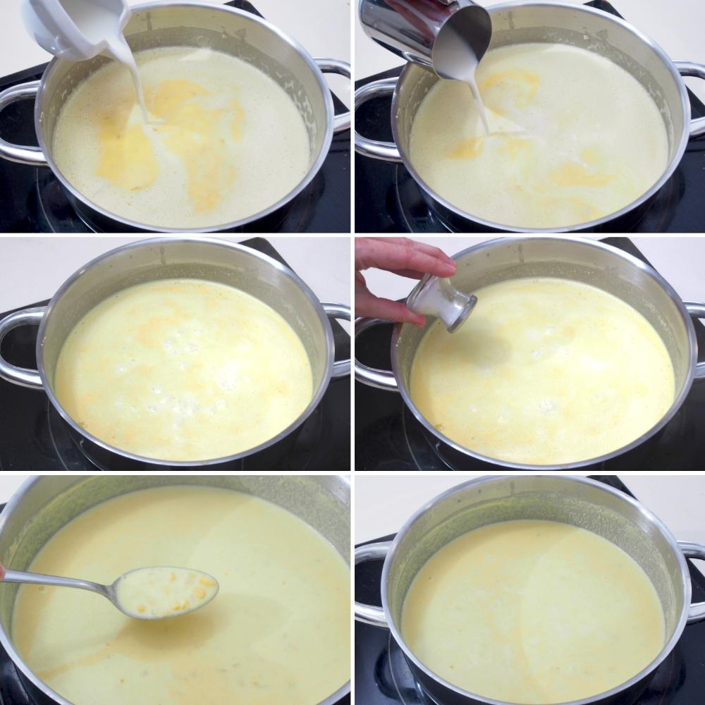 Crema de elote - Paso 4