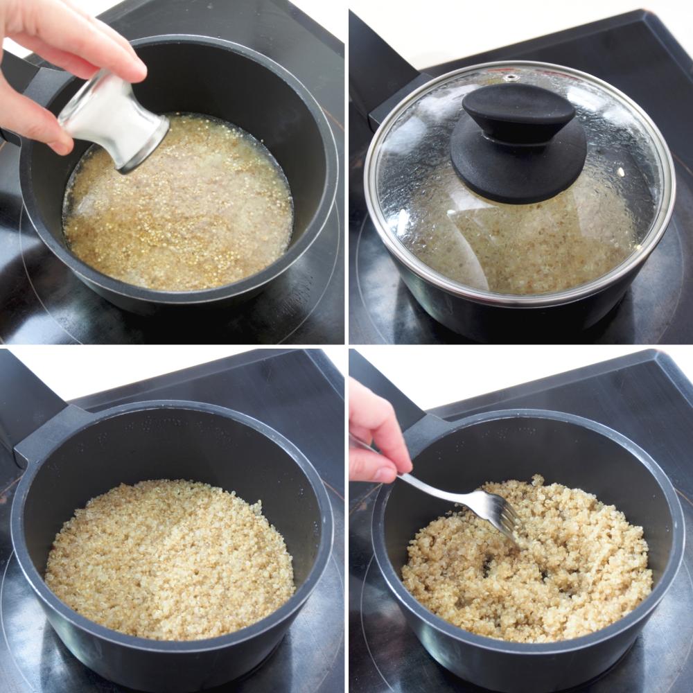 Quinoa con pollo - Paso 2