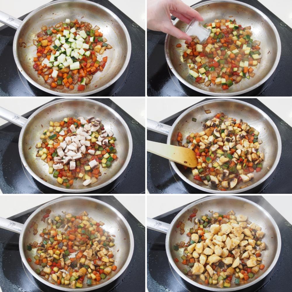 Quinoa con pollo - Paso 7