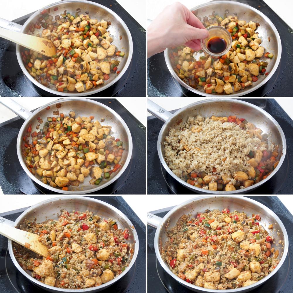 Quinoa con pollo - Paso 8