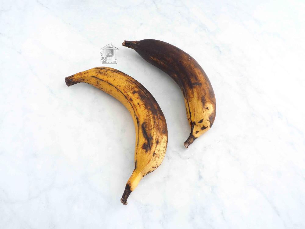 Plátano frito - Paso 1