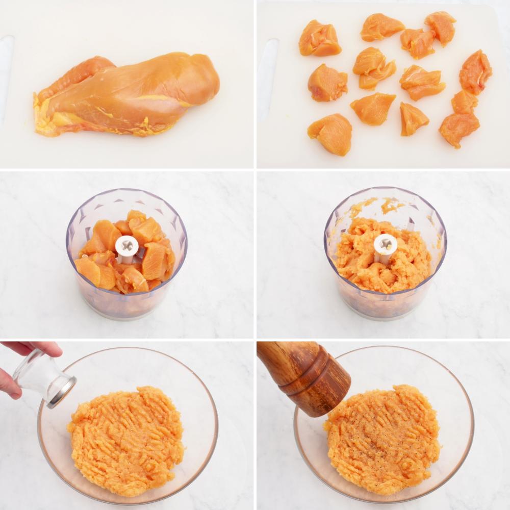 Albóndigas de pollo con tomate - Paso 1