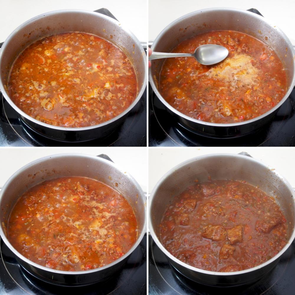 Carne al toro - Paso 10