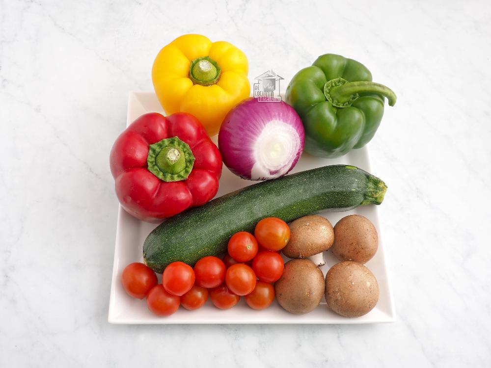 Brochetas de verduras - Paso 1