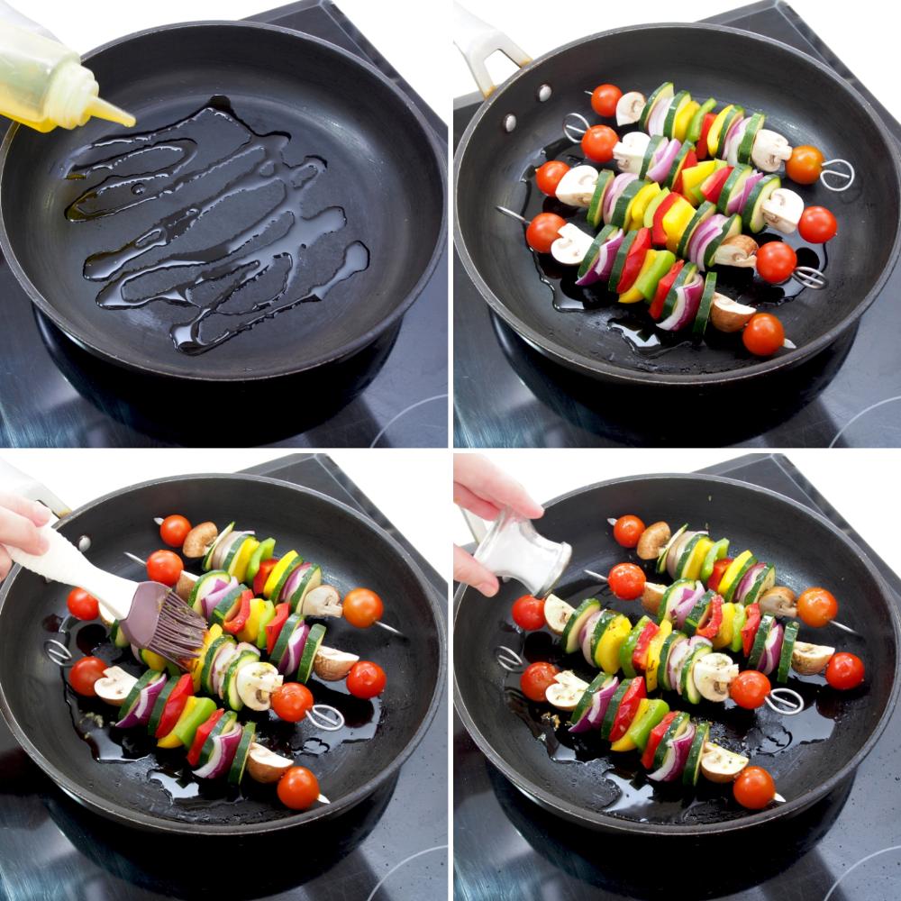 Brochetas de verduras - Paso 4