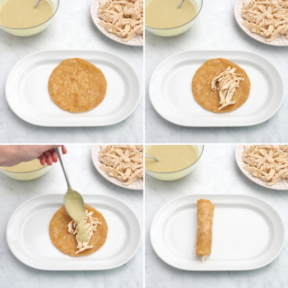 Enchiladas suizas - Paso 5