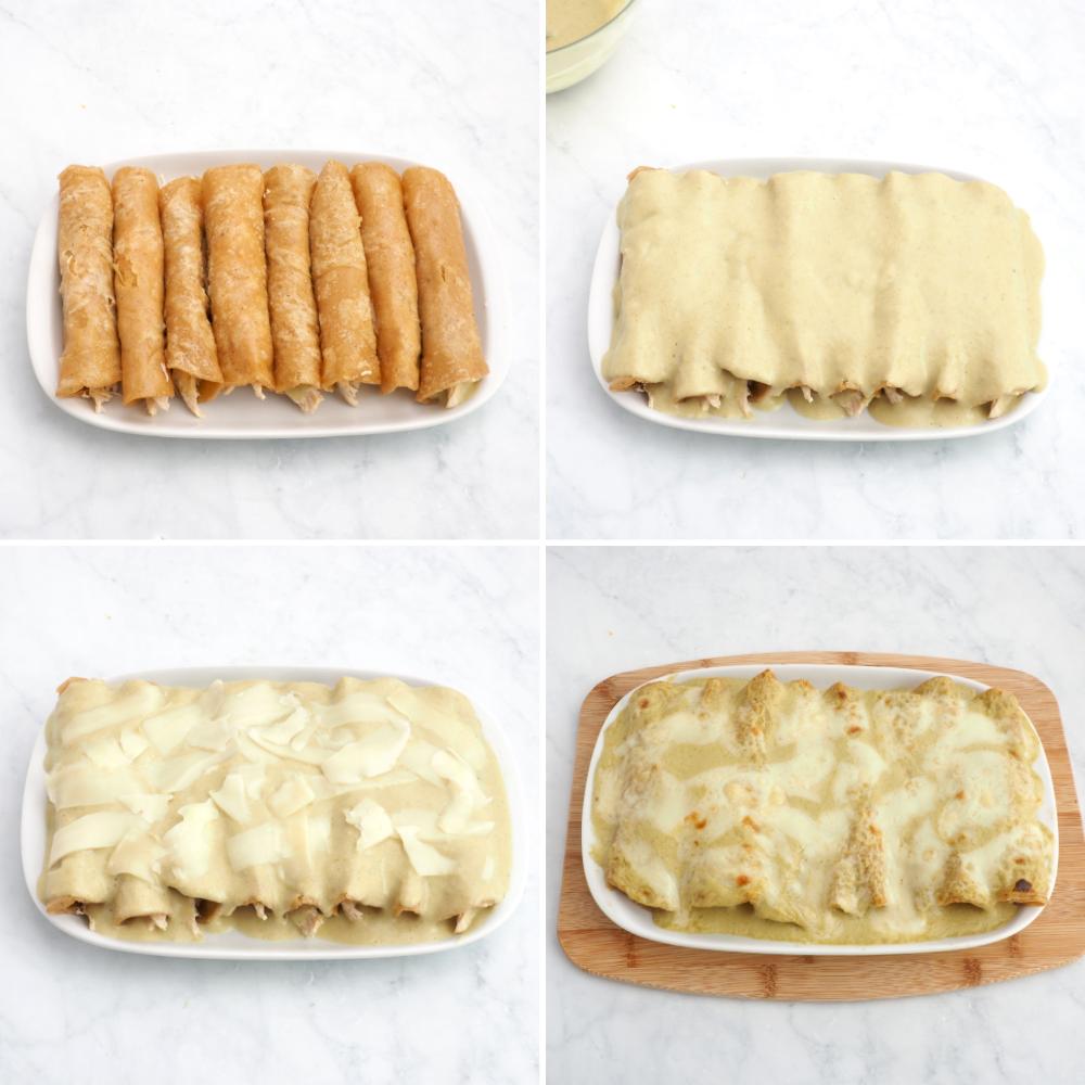 Enchiladas suizas - Paso 6