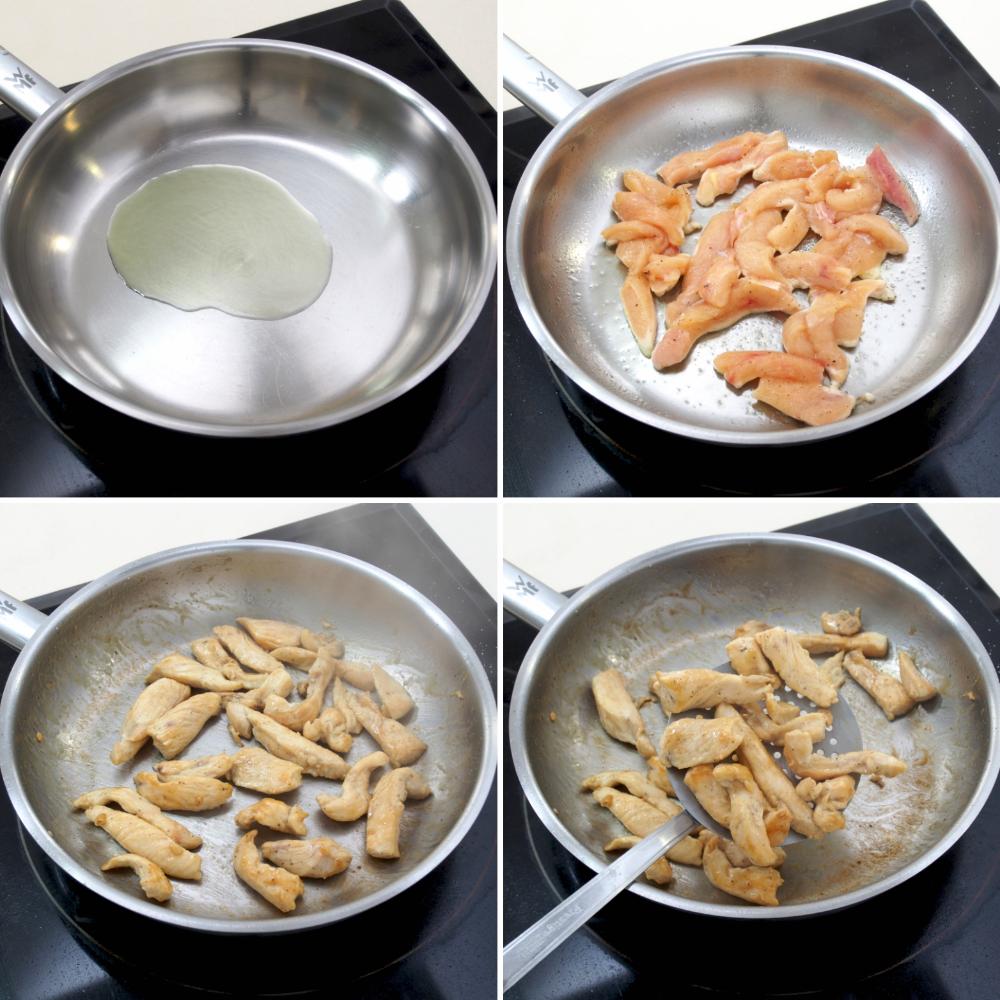 Pollo Strogonoff - Paso 2