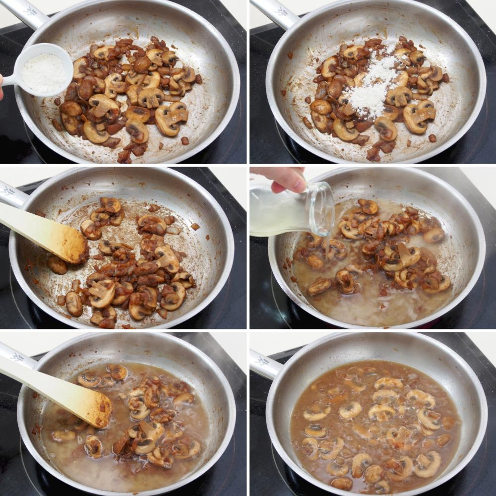 Pollo Strogonoff - Paso 5