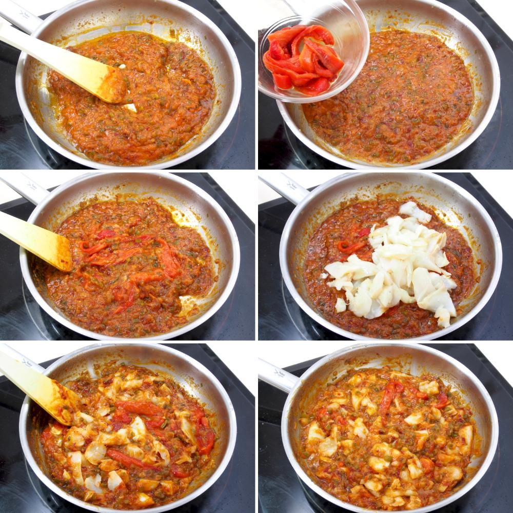 Bacalao al ajoarriero - Paso 6