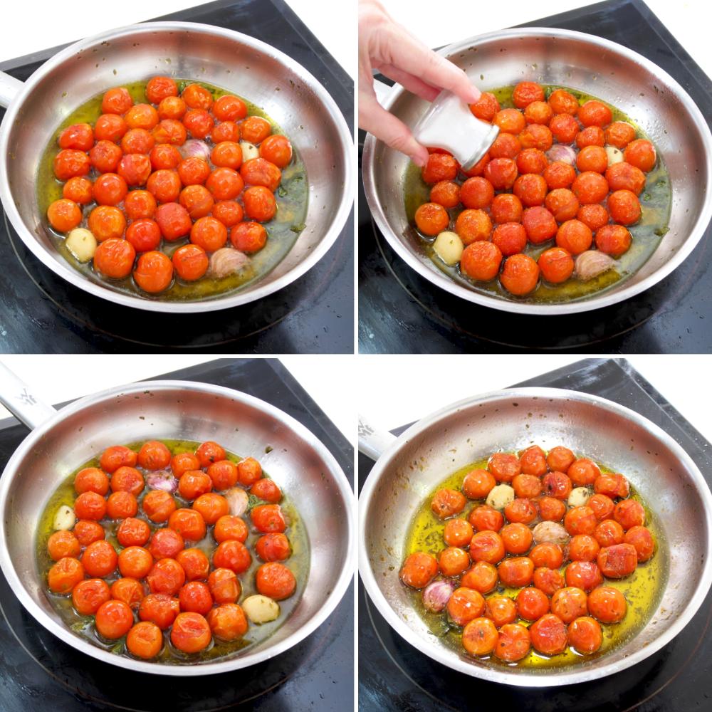 Tomates cherry confitados - Paso 4