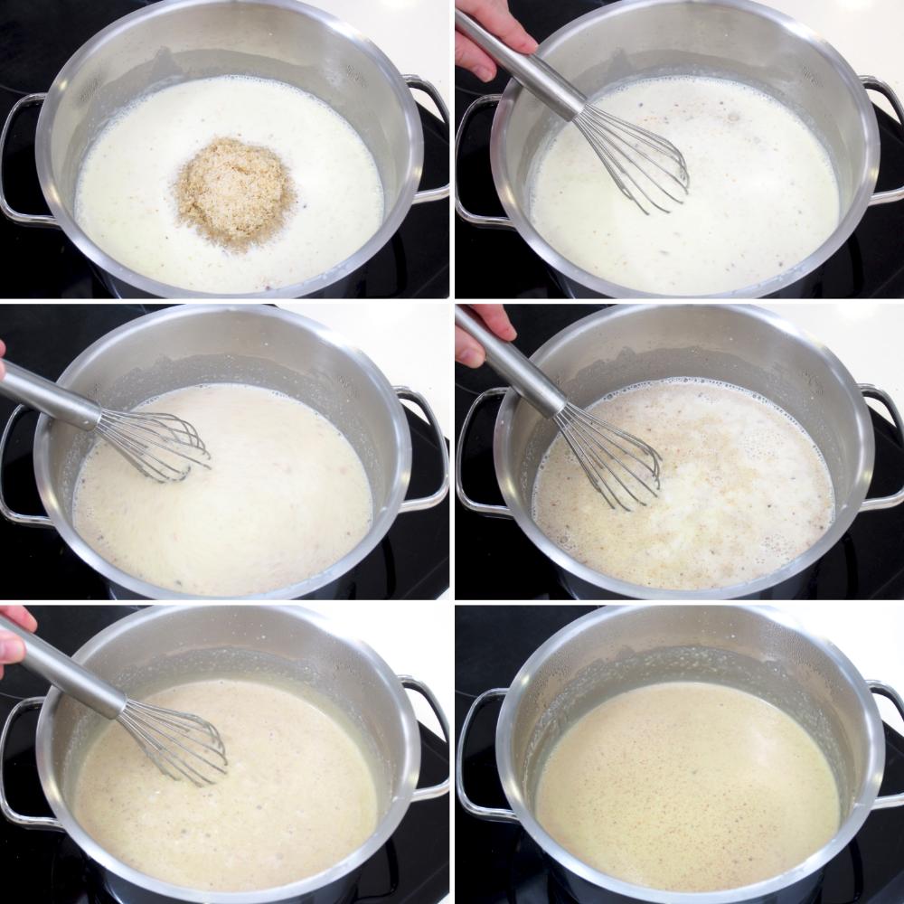 Intxaursaltsa, crema de nueces tradicional vasca - Paso 4