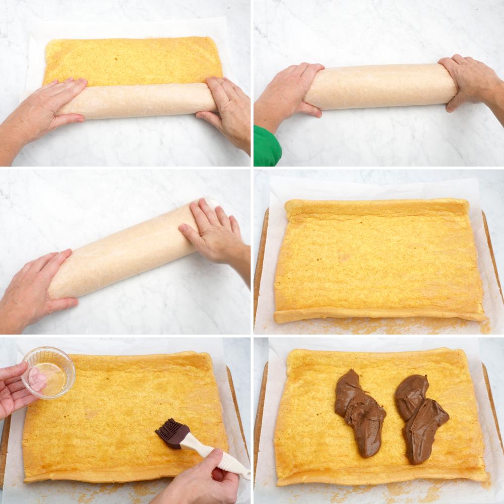 Tronco de Navidad o Bûche de Nöel - Paso 14