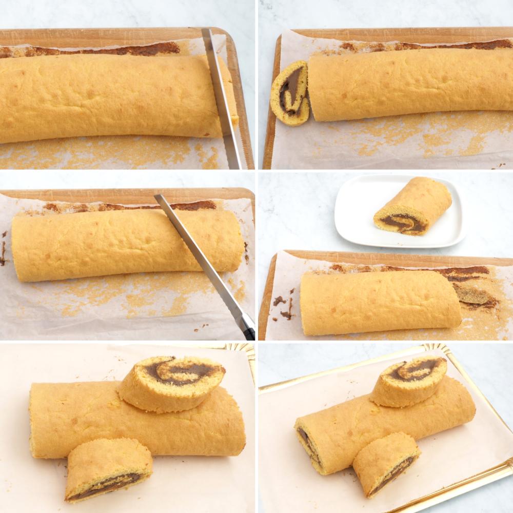 Tronco de Navidad o Bûche de Nöel - Paso 16