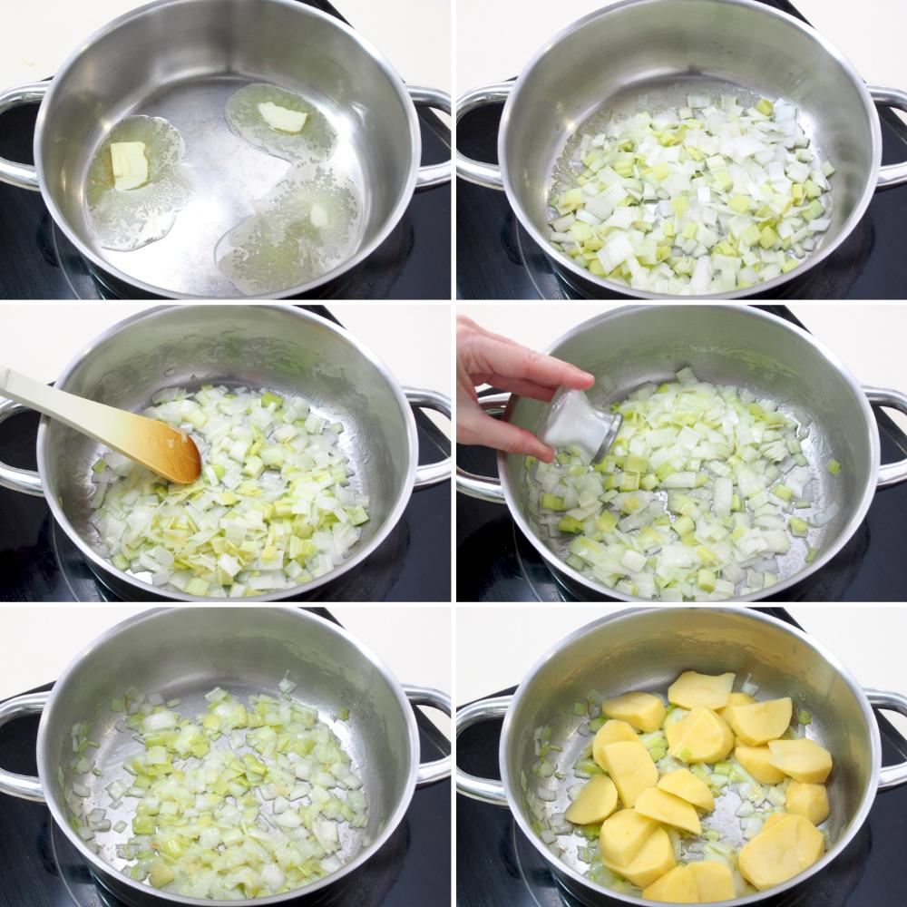 Crema Parmentier - Paso 2