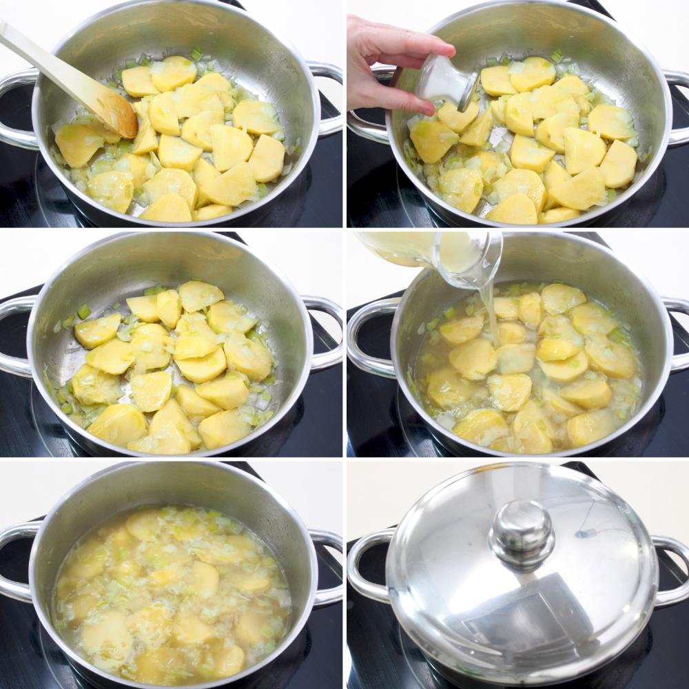 Crema Parmentier - Paso 3