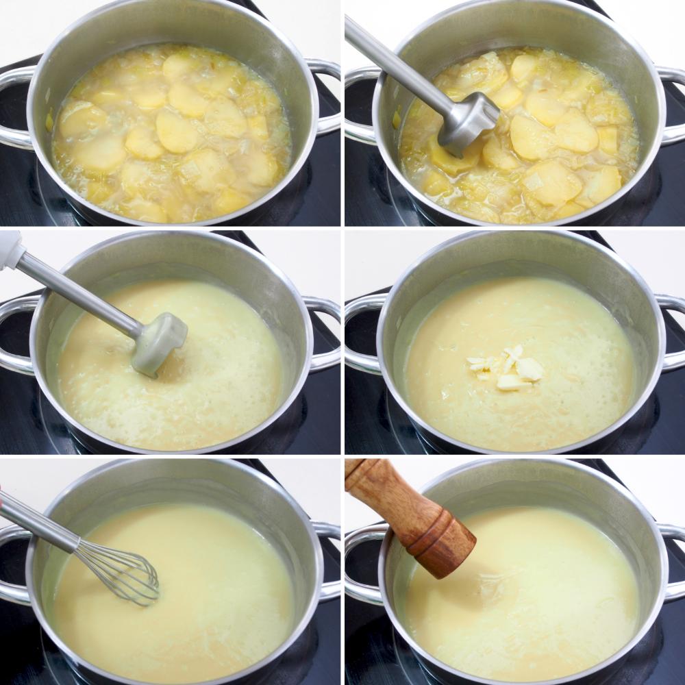 Crema Parmentier - Paso 4