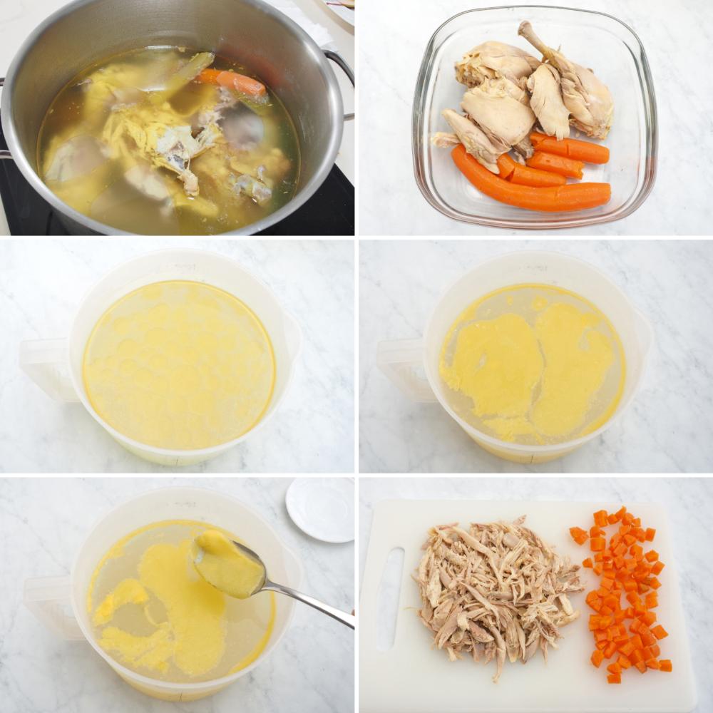 Sopa de picadillo - Paso 2