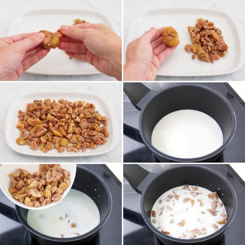 Puré de castañas para carne - Paso 4