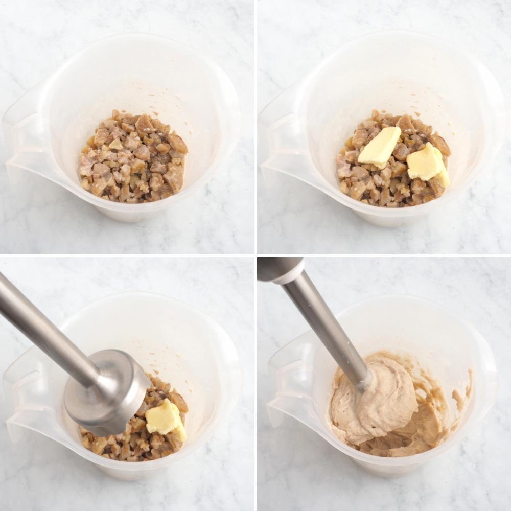 Puré de castañas para carne - Paso 5