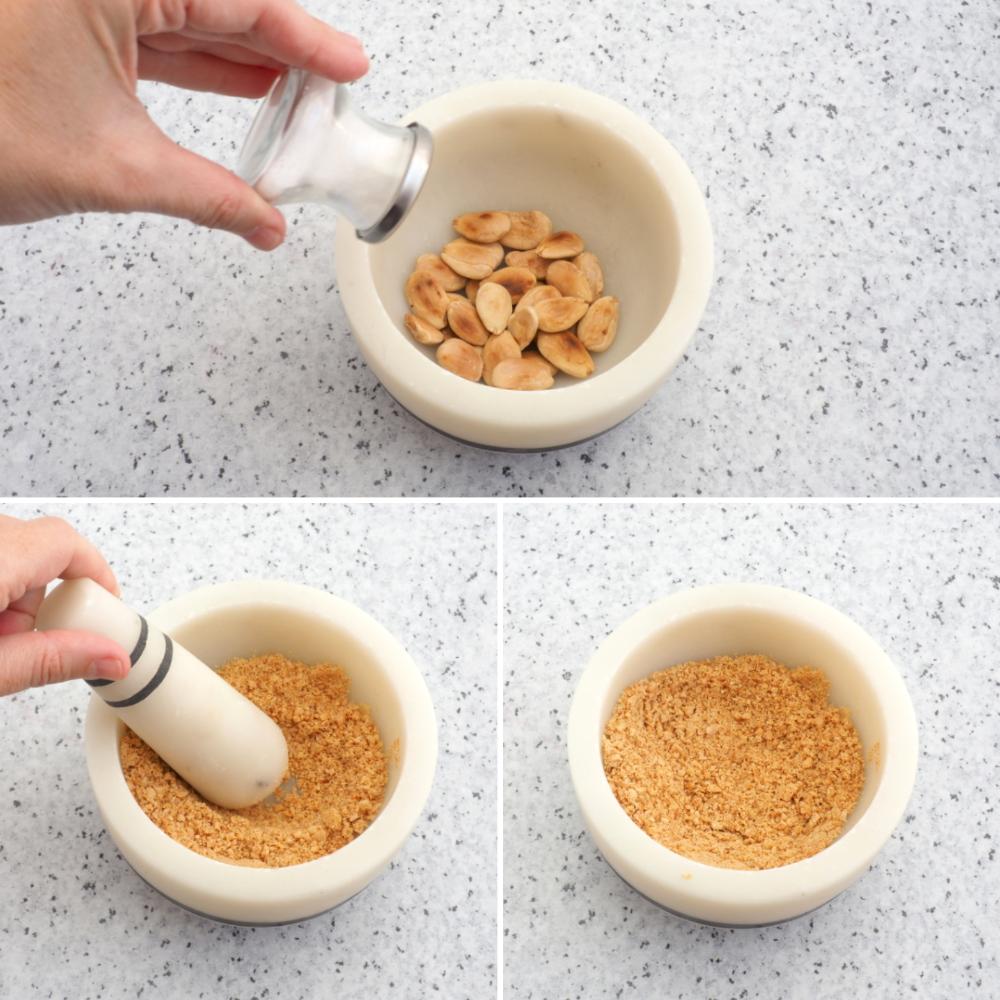 Cardo en salsa de almendras - Paso 2