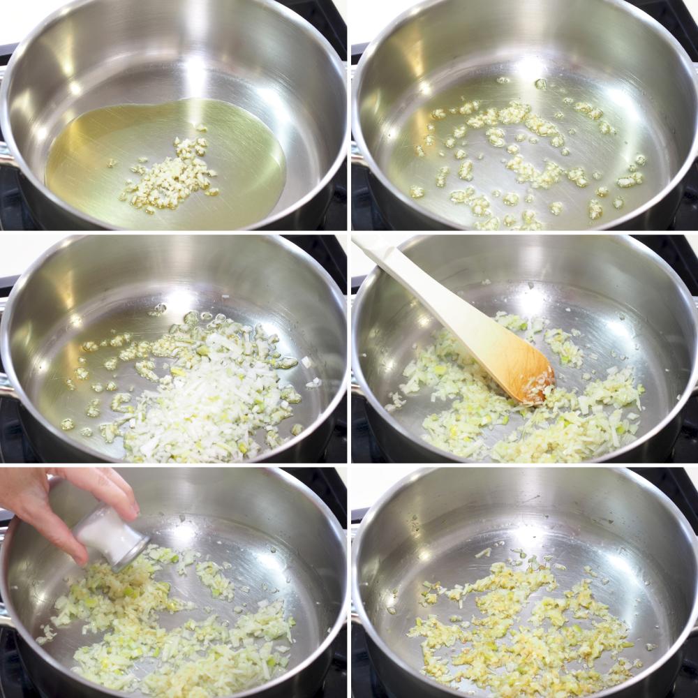 Cardo en salsa de almendras - Paso 3