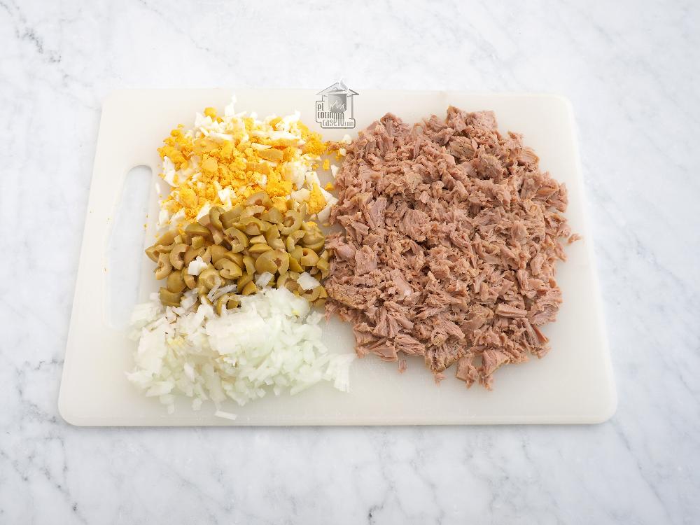 Pastel de atún frío - Paso 2