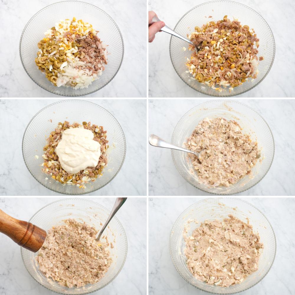 Pastel de atún frío - Paso 3