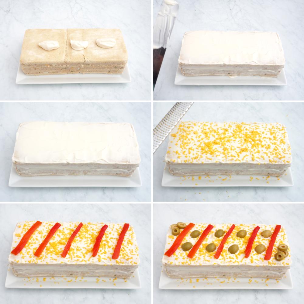 Pastel de atún frío - Paso 8
