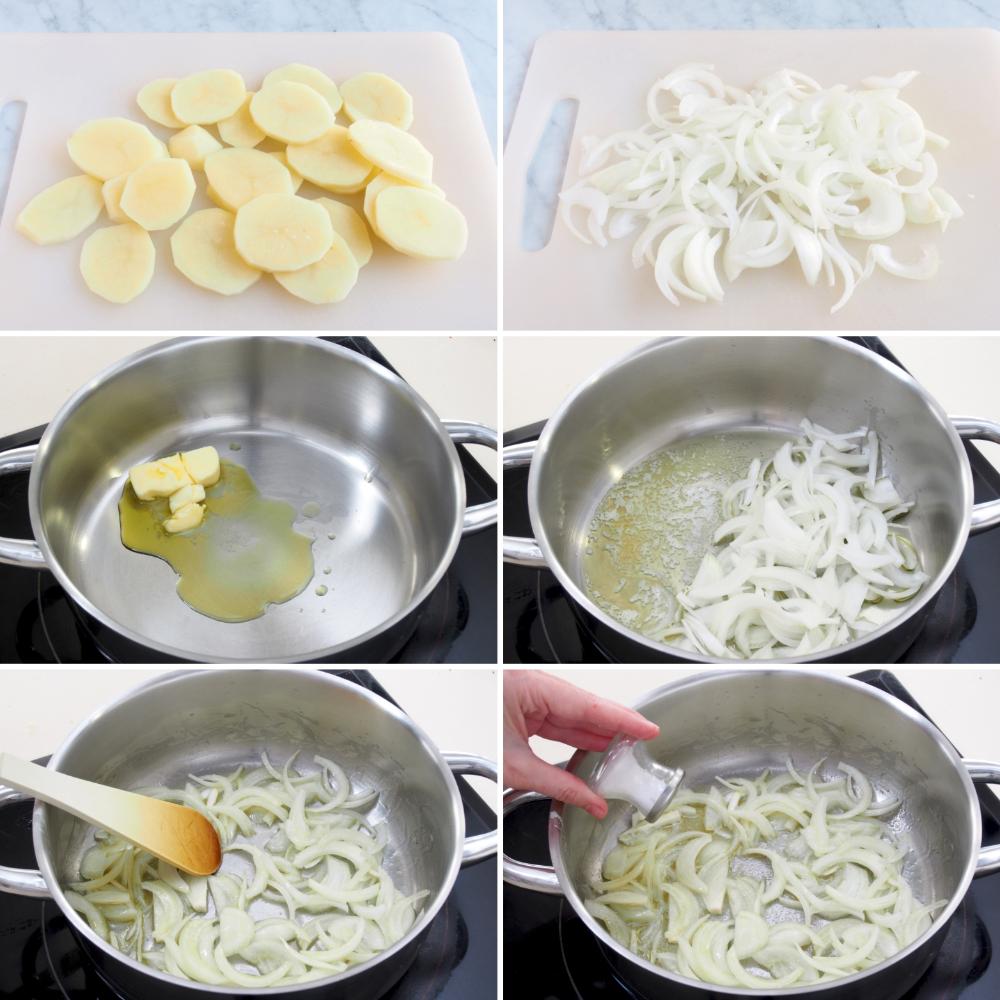 Patatas mayordomo - Paso 1