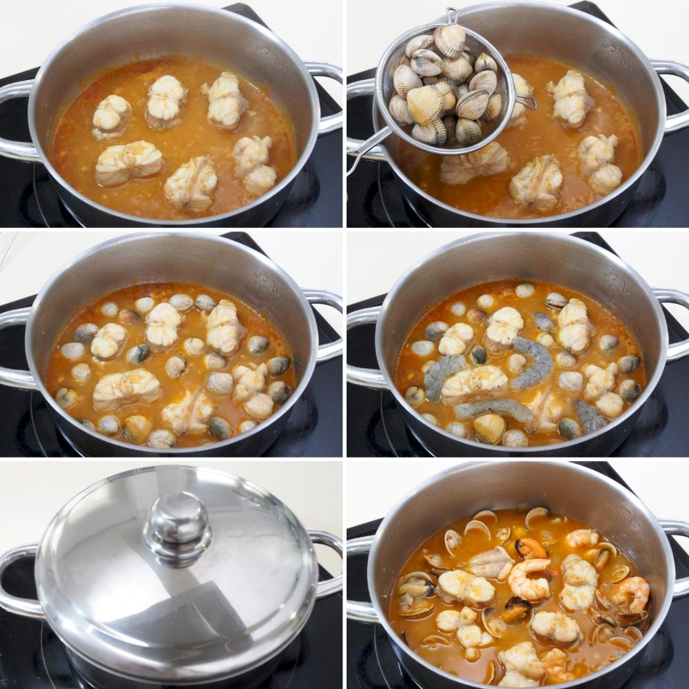 Rape a la marinera - Paso 7