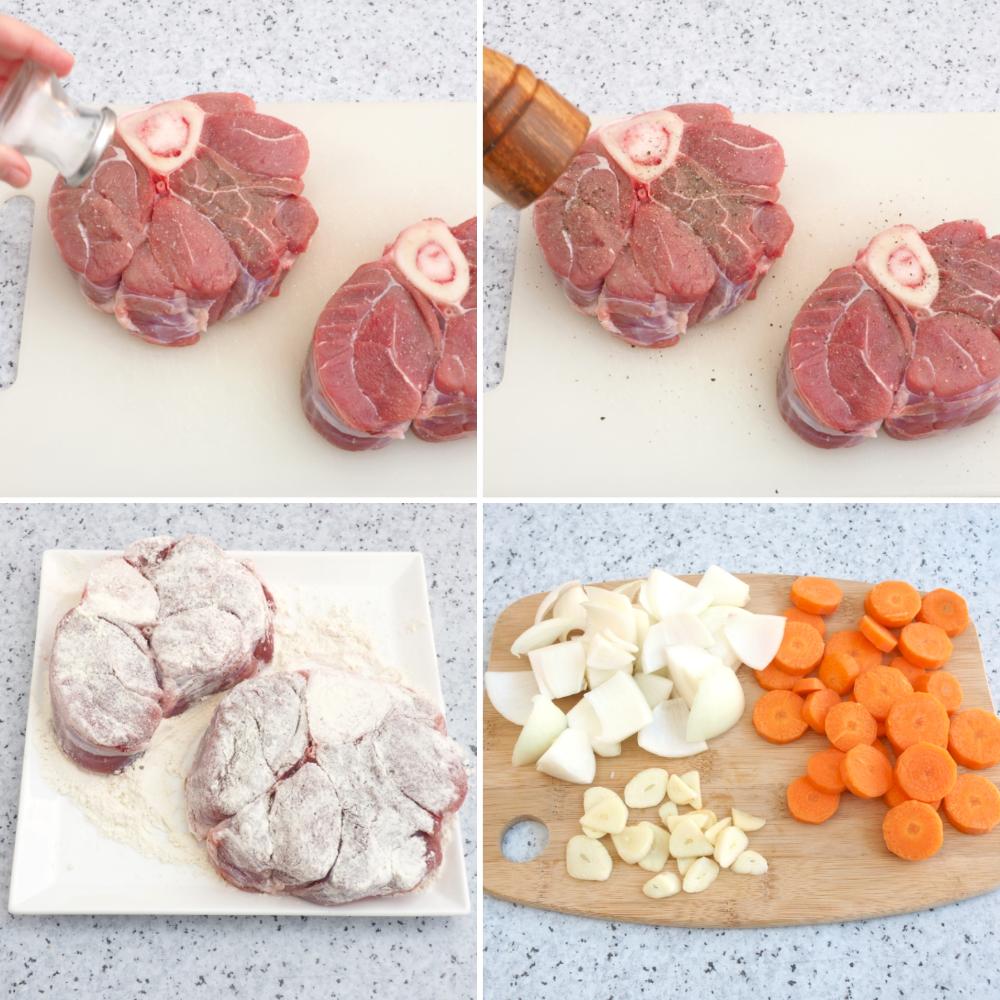 Osobuco al vino tinto - Paso 2