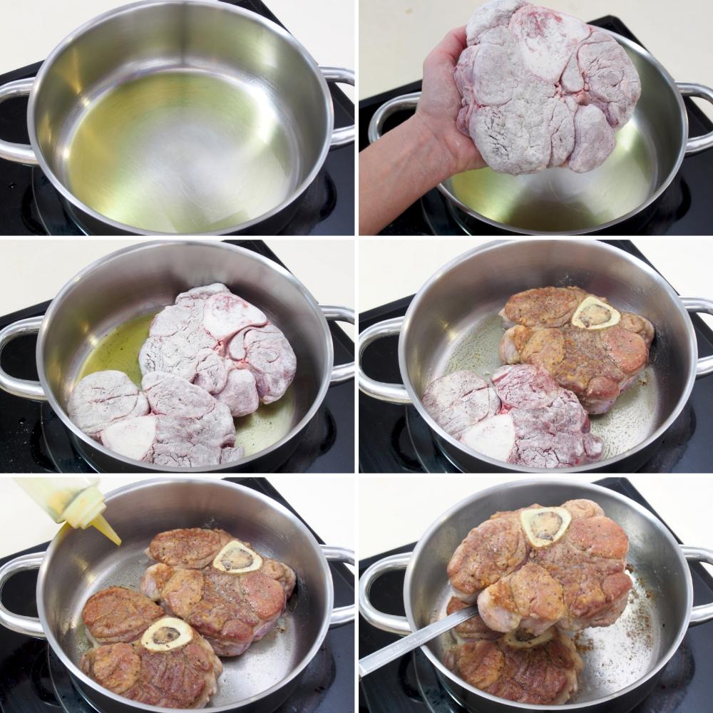 Osobuco al vino tinto - Paso 3