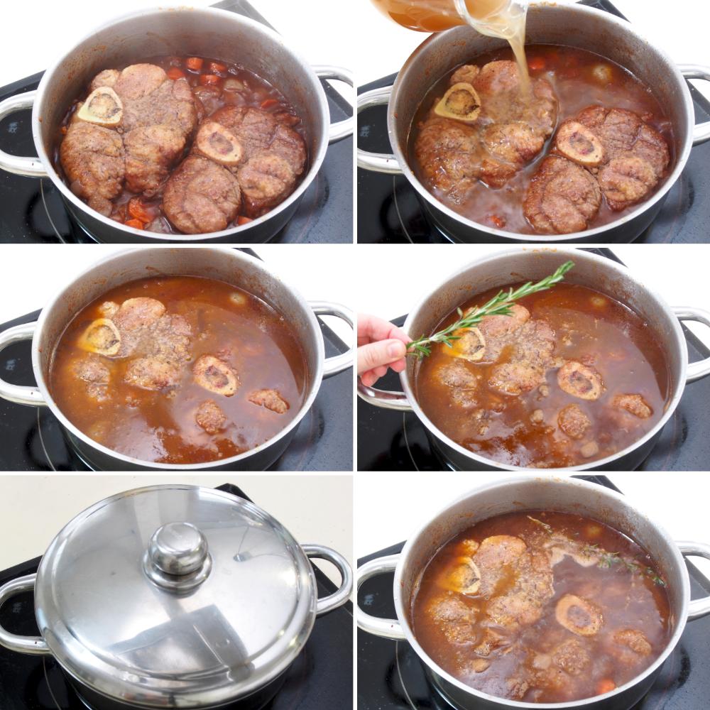 Osobuco al vino tinto - Paso 7