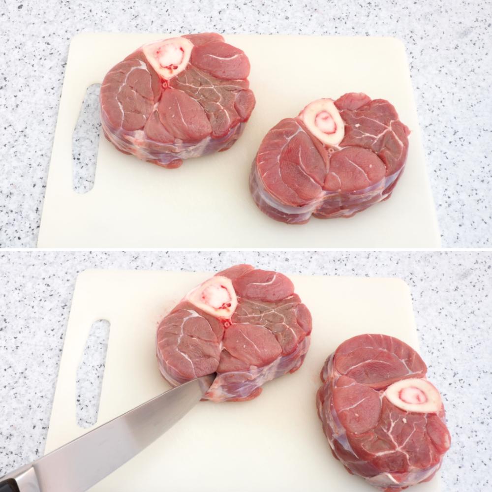 Osobuco al vino tinto - Paso 1