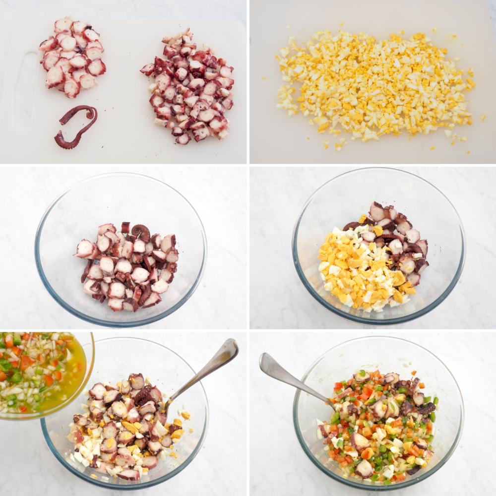 Salpicón de pulpo - Paso 6