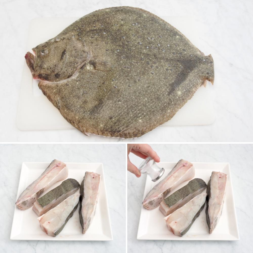 Rodaballo guisado con patatas - Paso 1