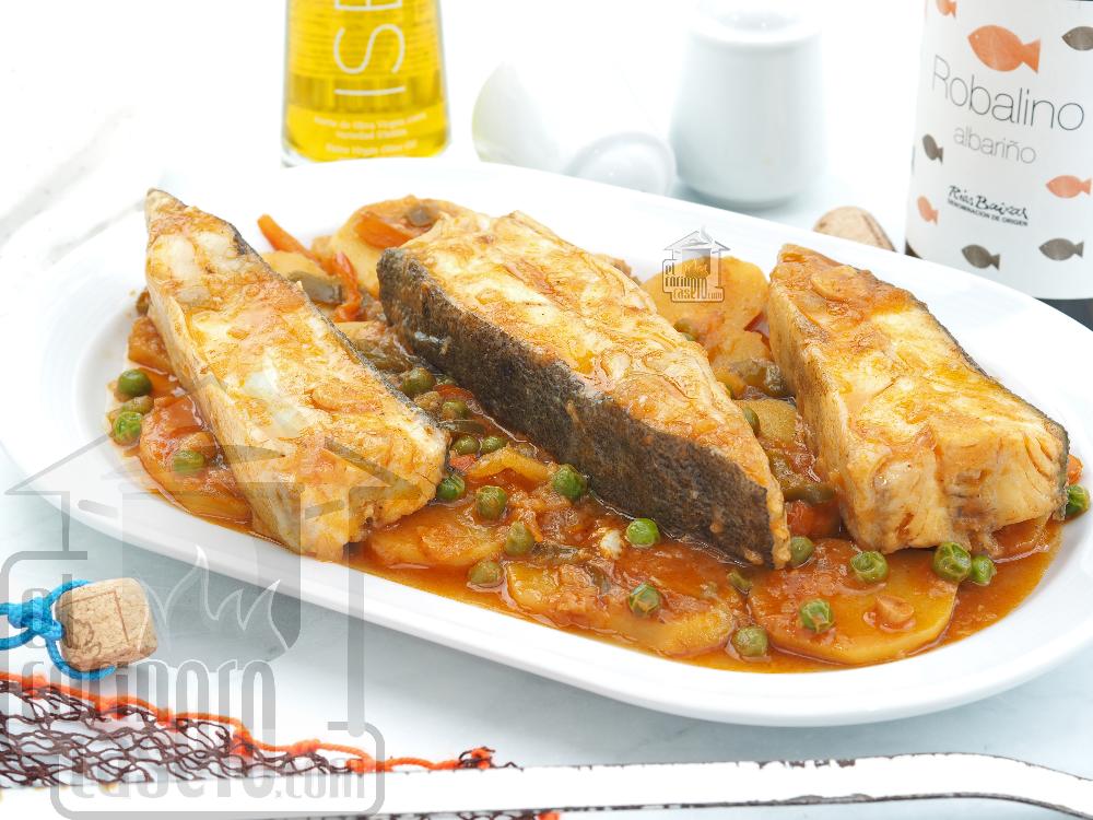 Rodaballo guisado con patatas