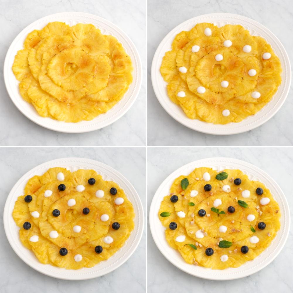 Carpaccio de piña - Paso 5